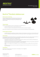 Resitrix Flexibele dakdoorvoer - TF